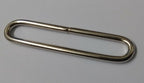 Mil-Spec 2" Nickel Plated Belt Loop Seam Over Adjuster Non Locking 1 Pair - NEW