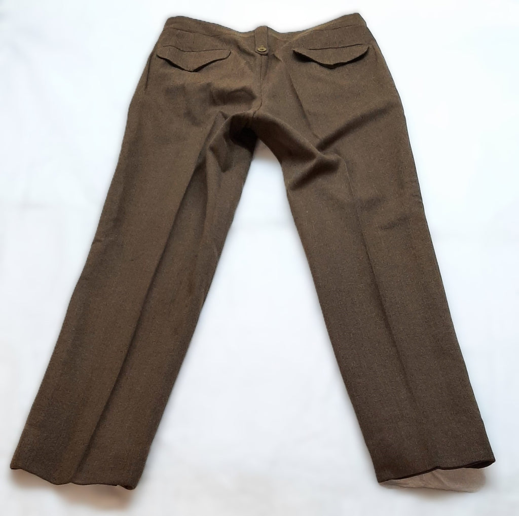 No2 Officer's Trousers British Army Peak Straight Backed Uniform Dress W34"