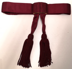Crimson Silk Waist Sash Dress Ceremonial & Parade- New