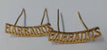 Barbados Shoulder Titles x 1 Pair - NEW - GIM26