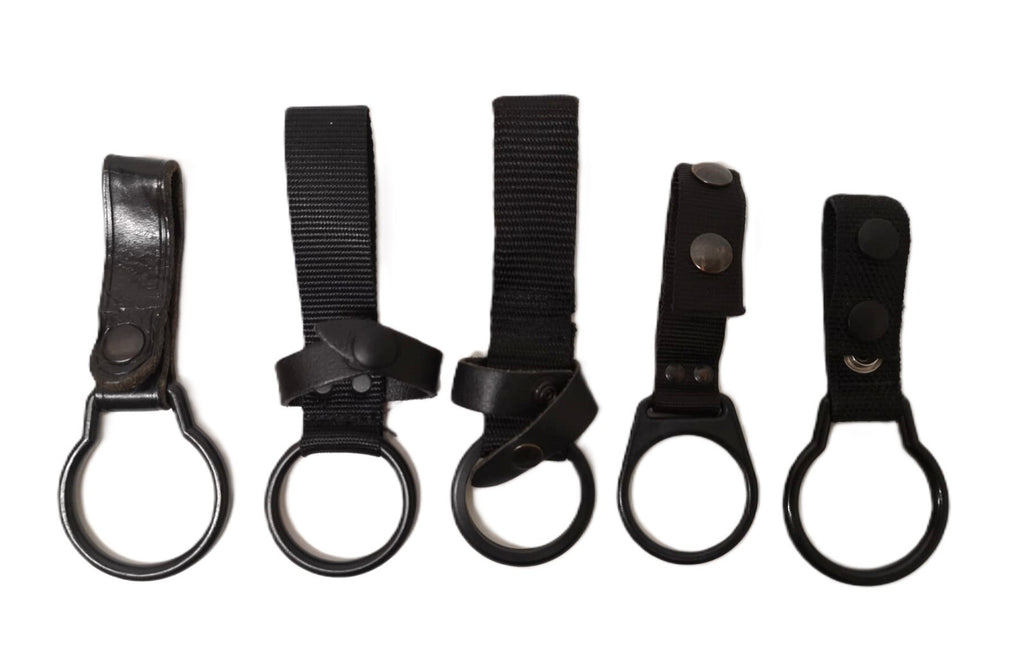 Torch / Flashlight / Maglite Ring Holders for Duty Belts Various Styles