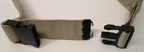 3 Army Webbing Belts British Desert with Quick Release Buckles