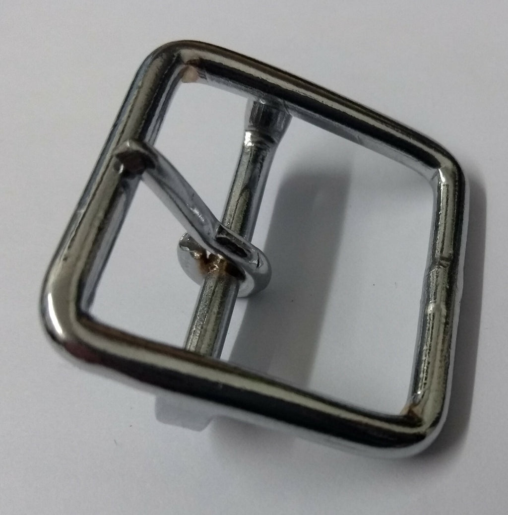 Genuine British Issue Chrome 1" Buckles for Leather Straps 1 Pair STD31