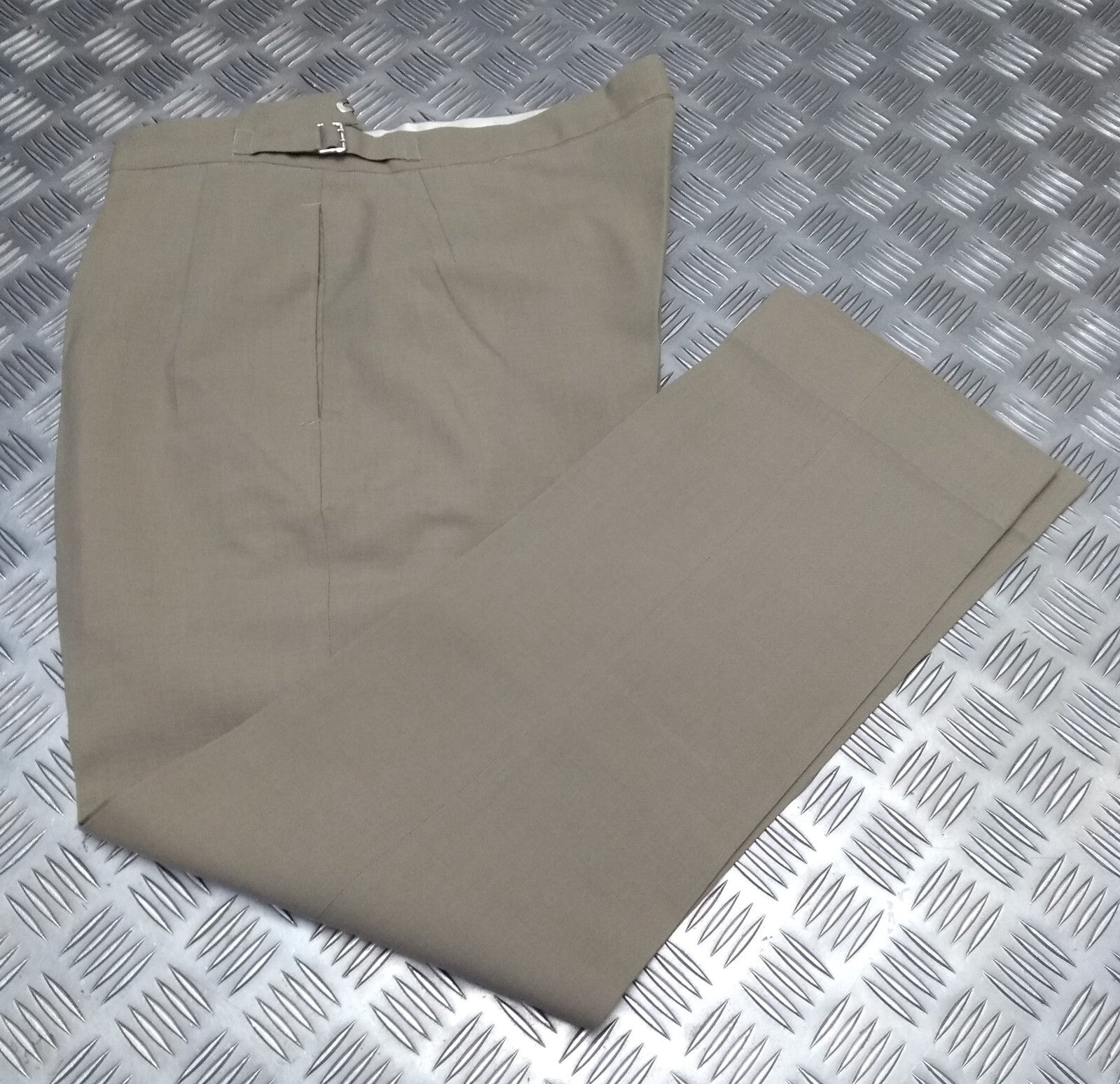 Vintage Fawn Trousers British Old Pattern Lightweight Dress Trousers