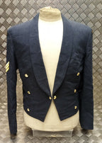 RAF Royal Air Force Mess Jacket Airforce Blue Grey Colour Vintage Old Pattern With Badges