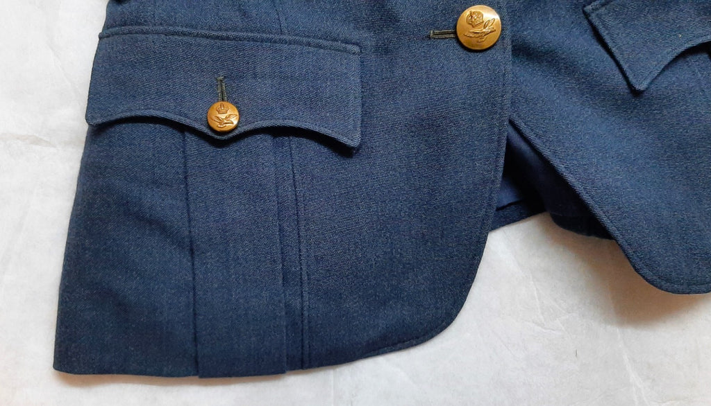 RAF Vintage Jacket Airforce Blue Grey Colour Woman's Old Pattern