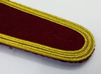 Senior Officer Shoulder Boards Obsolete Stock Maroon Melton Gold Braid UK Made