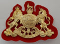 HCav Large Badge Coat of Arms / General Service with Scarlet Felt