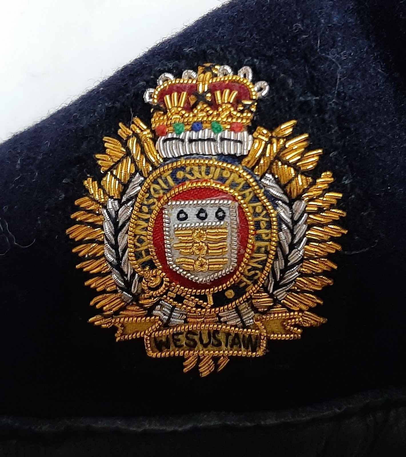 RLC Beret British Army The Royal Logistic Corps Beret with Leather Trim 54cm