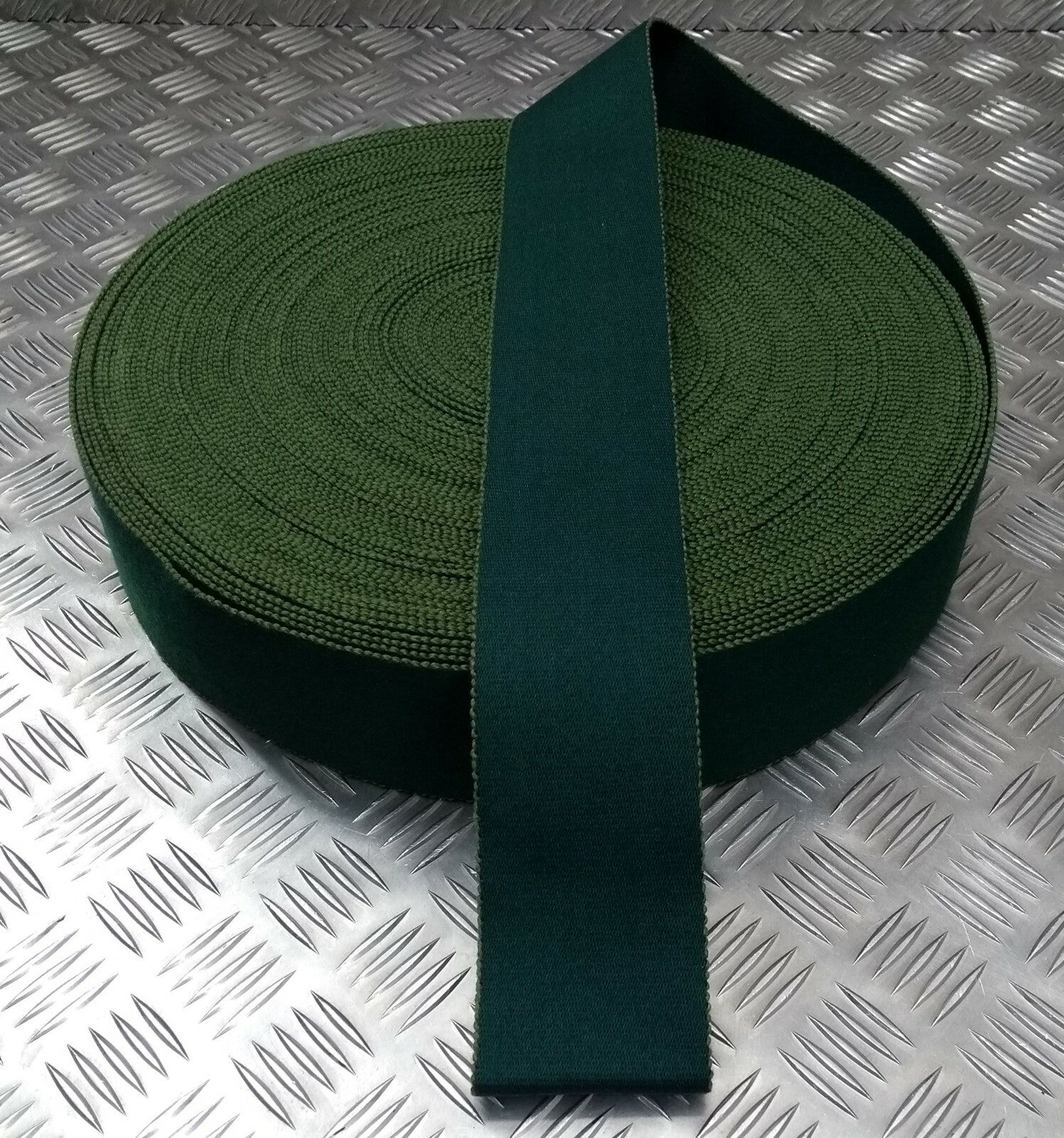 RGJ Stable Material 75mm British Army Royal Green Jackets Belting New From Roll