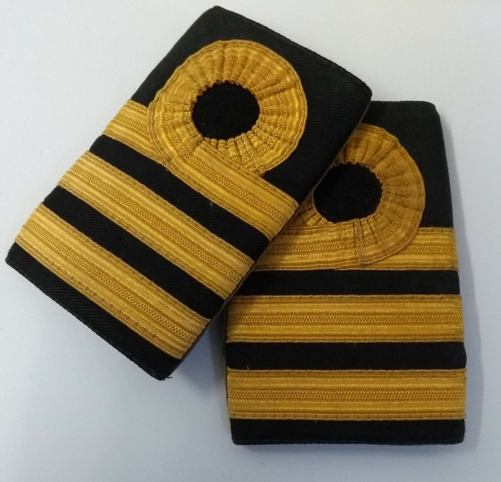 Commander Gold Lace Rank Slides Genuine British Royal Navy Issue ASPS451