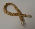 Issue British Made Upright Visor Dress Hat Chinstrap Gold Braided
