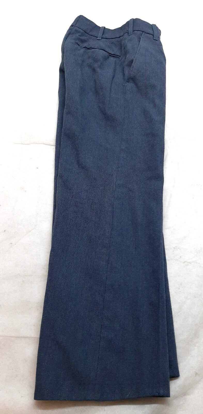 Vintage Trousers RAF Royal Air Force Dress Old Pattern Air Force Blue Grey Colour Waist 24"