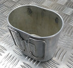 Genuine M84 Type Swiss Military Issue Metal Billy Can Aluminium Mugs X2 EBYT85