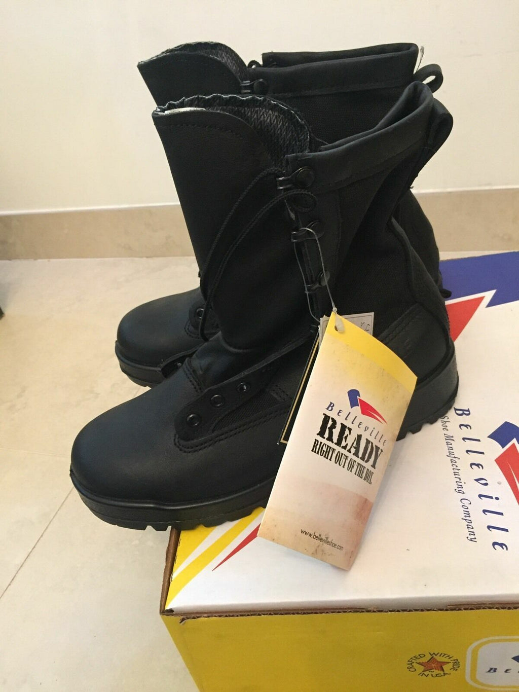 US Forces Style Belleville 700V Black USAF G-TEX Flight Combat Boots - NEW