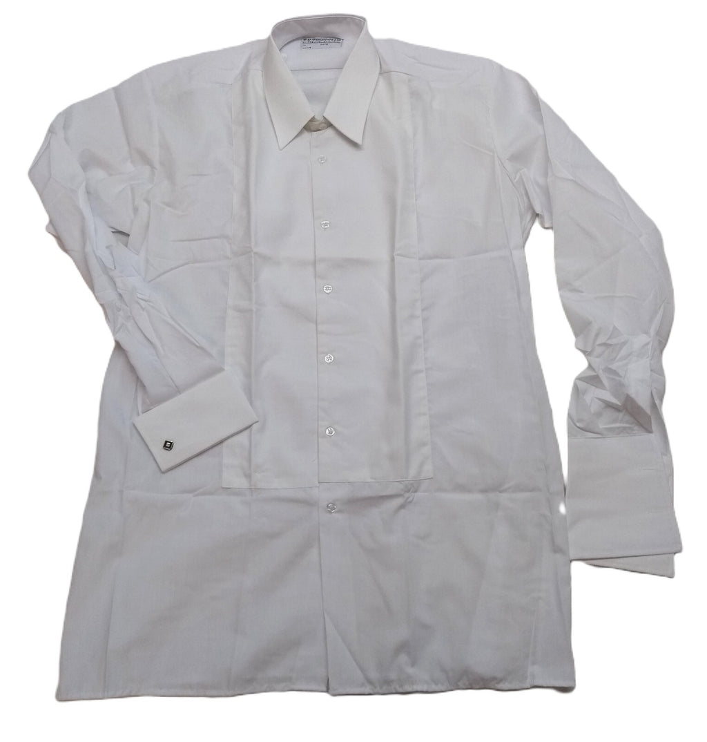 Golding Dress Shirt Mess Long Sleeve White Marcella Front Double Cuff Tall Fit