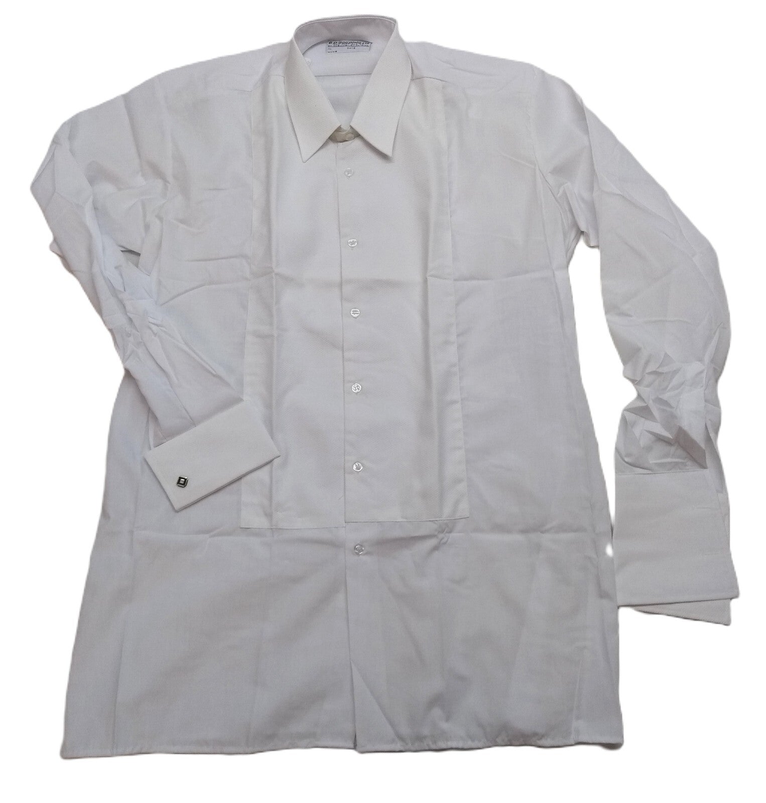 Golding Dress Shirt Mess Long Sleeve White Marcella Front Double Cuff Tall Fit