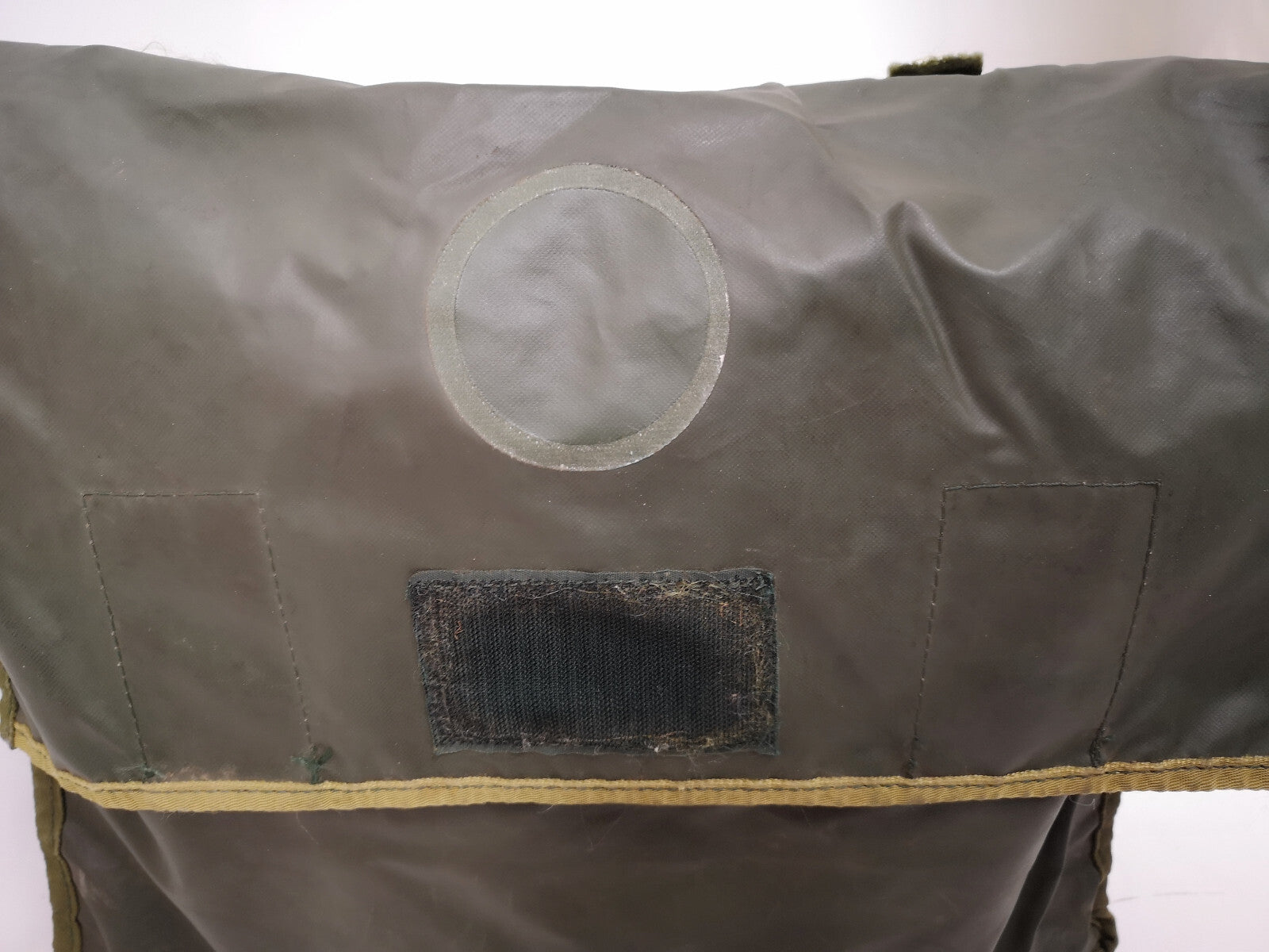 Swedish Army Rubberized Vinyl Waterproof Side Shoulder Messenger Bag