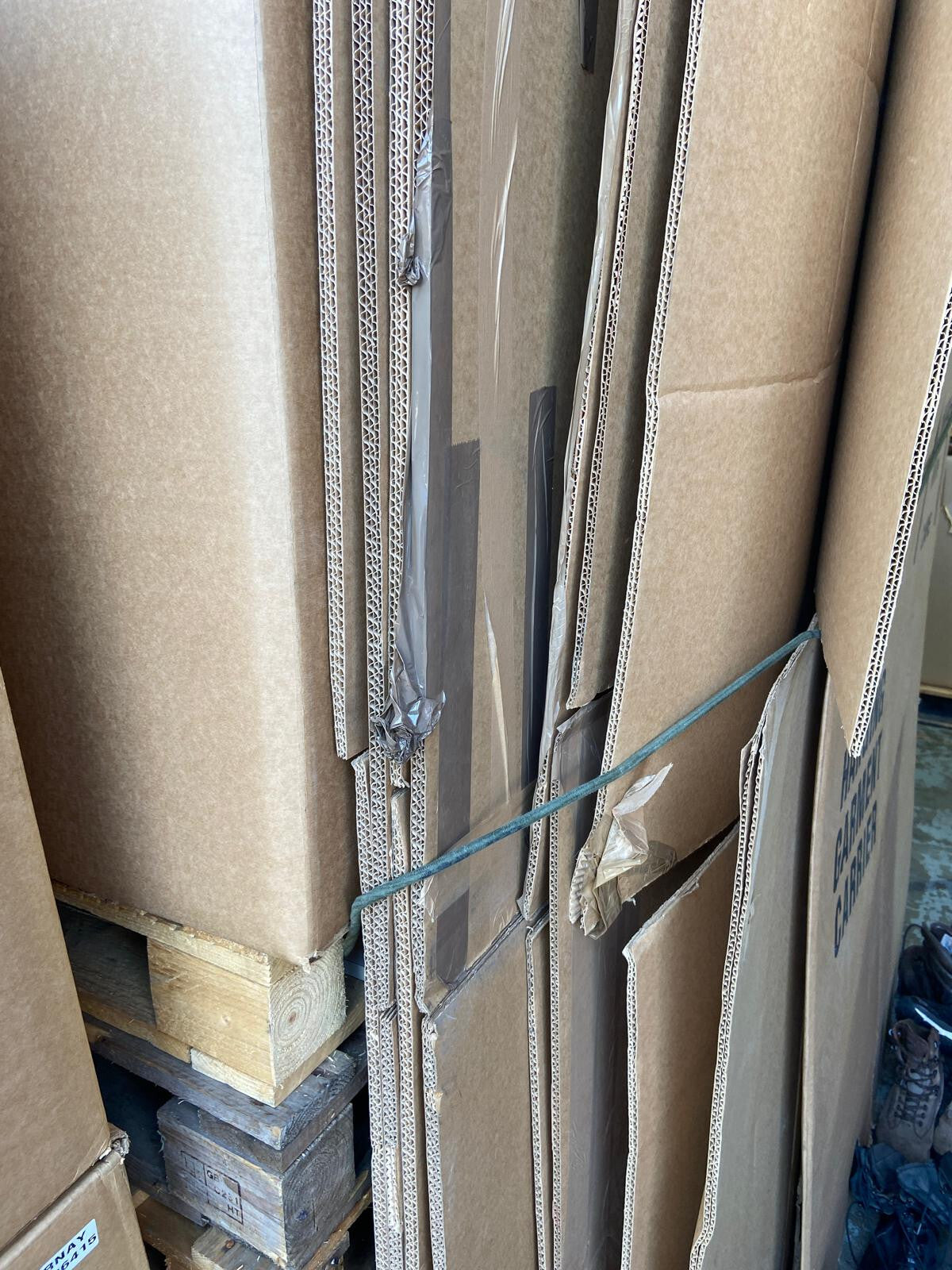Heavy Duty Tri Wall Cardboard Twinflute Corrugated Pallet Boxes Extra Large x 10