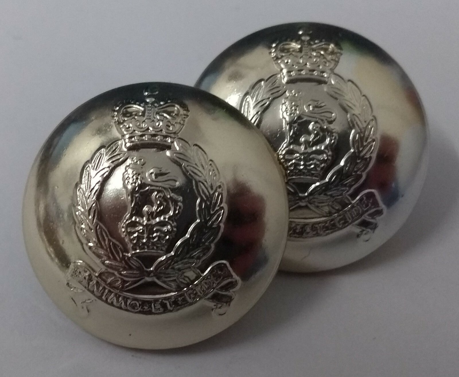 Genuine British Army Issue AGC Adjutant General's Corps Buttons 25mm x 25 NEW