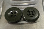 Genuine Vintage Issue 4 Hole Plastic 19mm Trouser Buttons Green