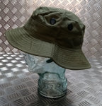 Military Style Special Forces Boonie Hat / Bush Hat Short Brim Green OD - NEW