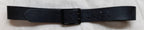 Vintage Leather Belt Solid Brass Double Prong Painted Buckle 49mm Wide Size 41"