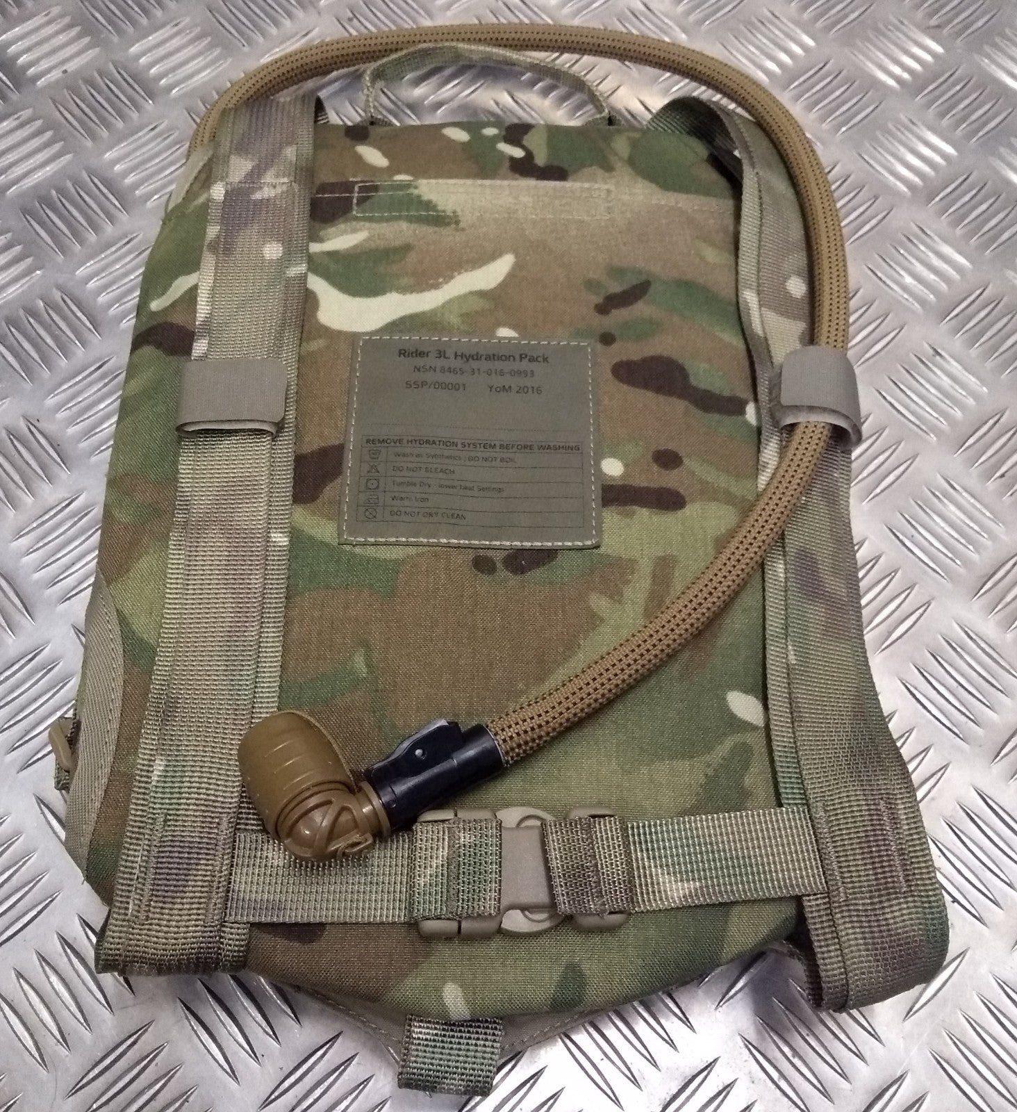 British Issue Rider MTP Multicam 3.0L Hydration Backpack