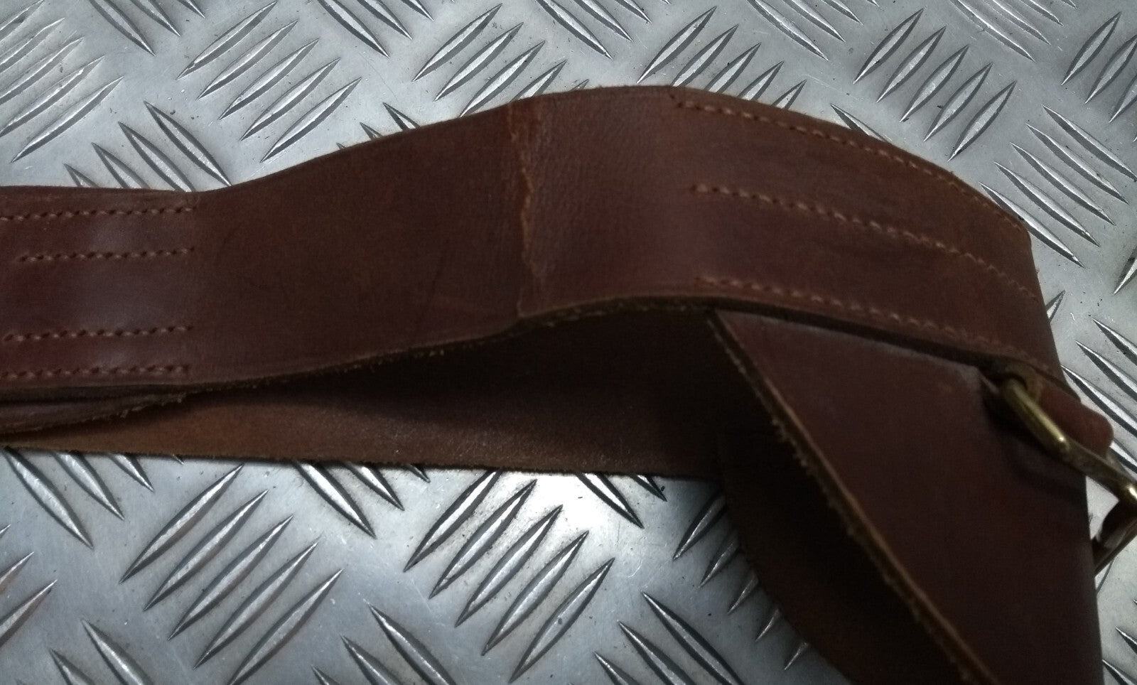 Vintage RM Brown Belt Unpolished No2 British Navy