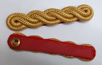 Officers Shoulder Cords 2 Ply  British Made Gold Coloured Army Dress Cord