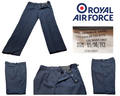 No2 Trousers RAF Royal Air Force Old Pattern Blue-Grey Dress Waist 96cm