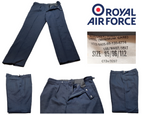 No2 Trousers RAF Royal Air Force Old Pattern Blue-Grey Dress Waist 96cm