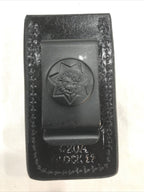 Bianchi 20A Black Leather Magazine Pouch for 9mm Glock 17