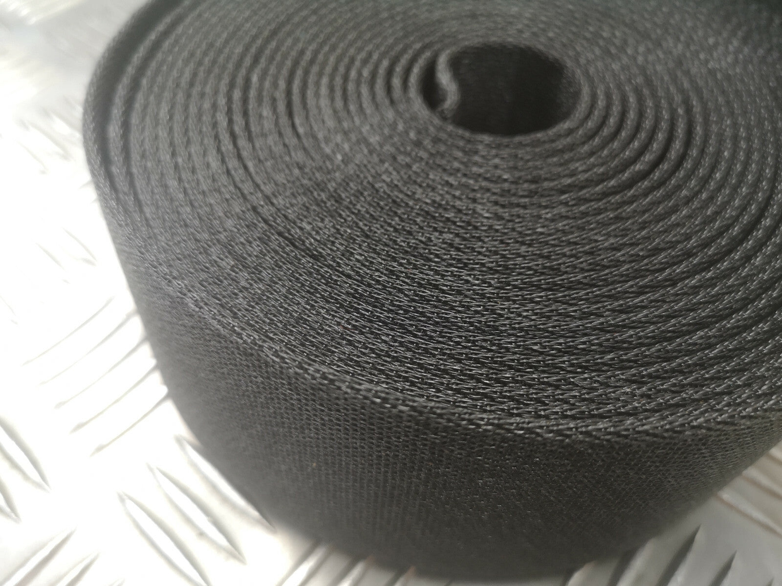 Mil-Spec Belting Ceremonial Black Courlene Belt Material Parade 57mm NEW