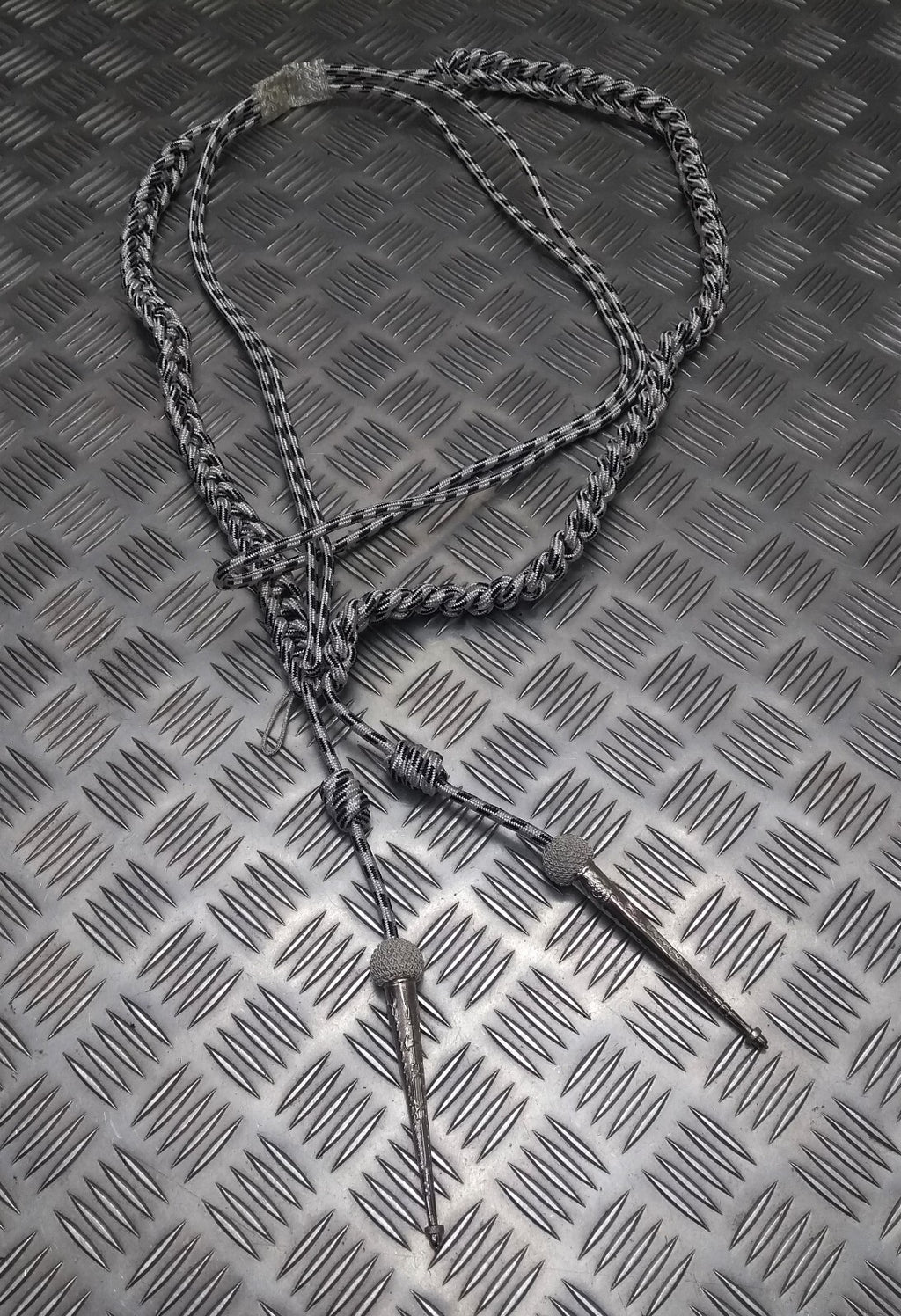 Oman Silver Aiguillette Senior Officer Blue Fleck Ceremonial UK Made