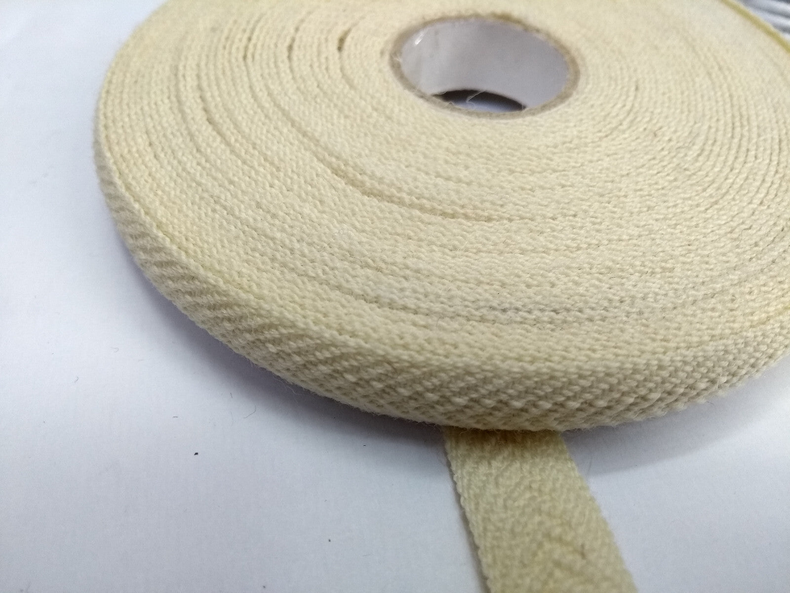 Cream / Light Khaki 13mm Worsted Chevron Lace Braid