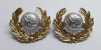 RM Collar Dogs Royal Marines Offc. No1 Metal Badges No Split Pins