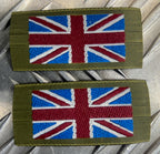 Flag Shoulder Patch / Badges UK Insignia Sewn on Type Mil-Spec X 10 - NEW
