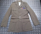 British Army No4 & No6 Jacket With Cloth Belt & Patches Lightweight Safari 188/108cm