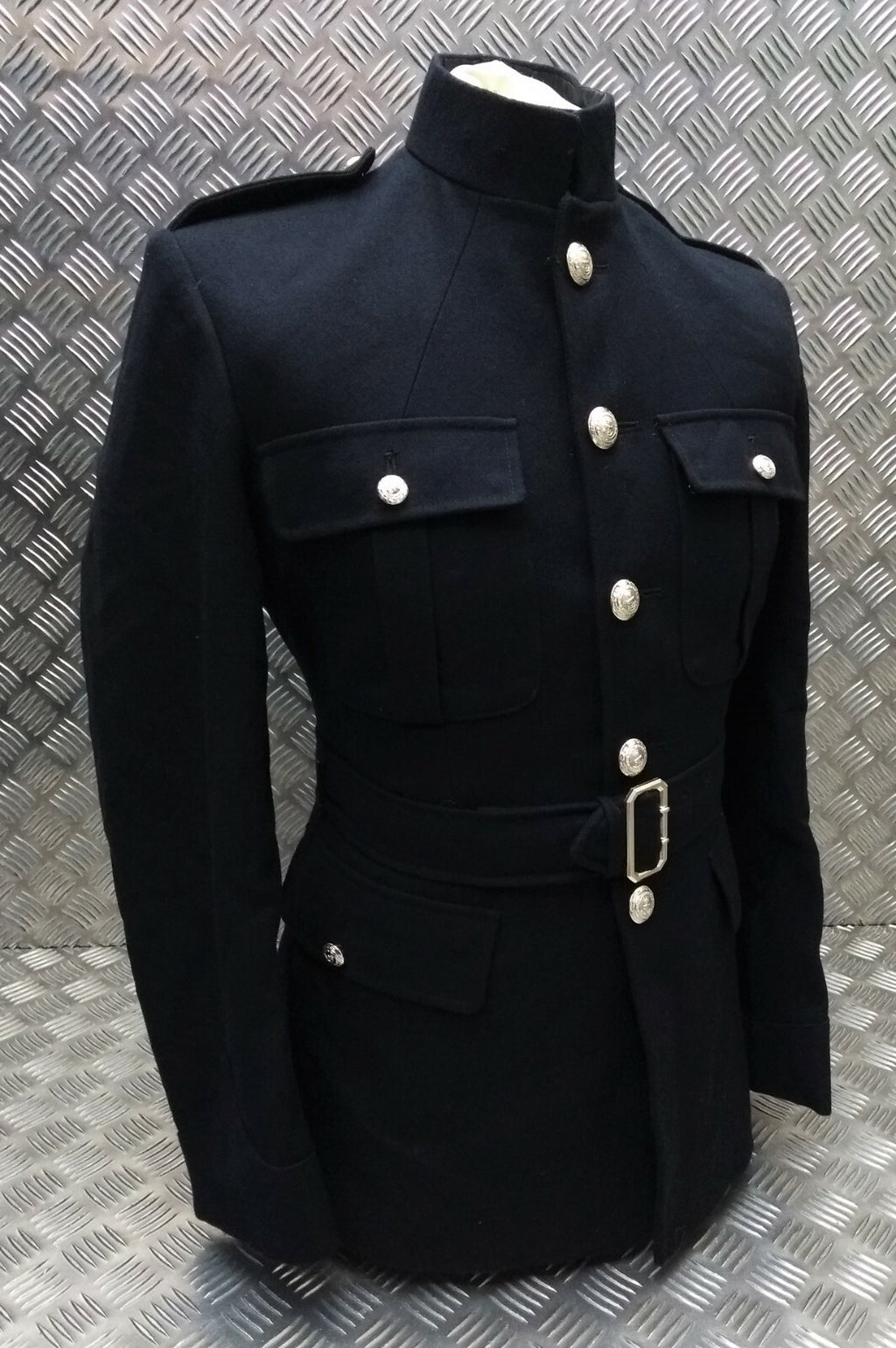 British Army RM No1 Dress Jacket & Belt Fancy Dress Navy All Sizes - NEW