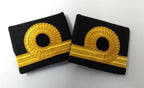 Genuine British Issue Royal Navy Sub Lieutenant Gold Lace Rank Slides RN