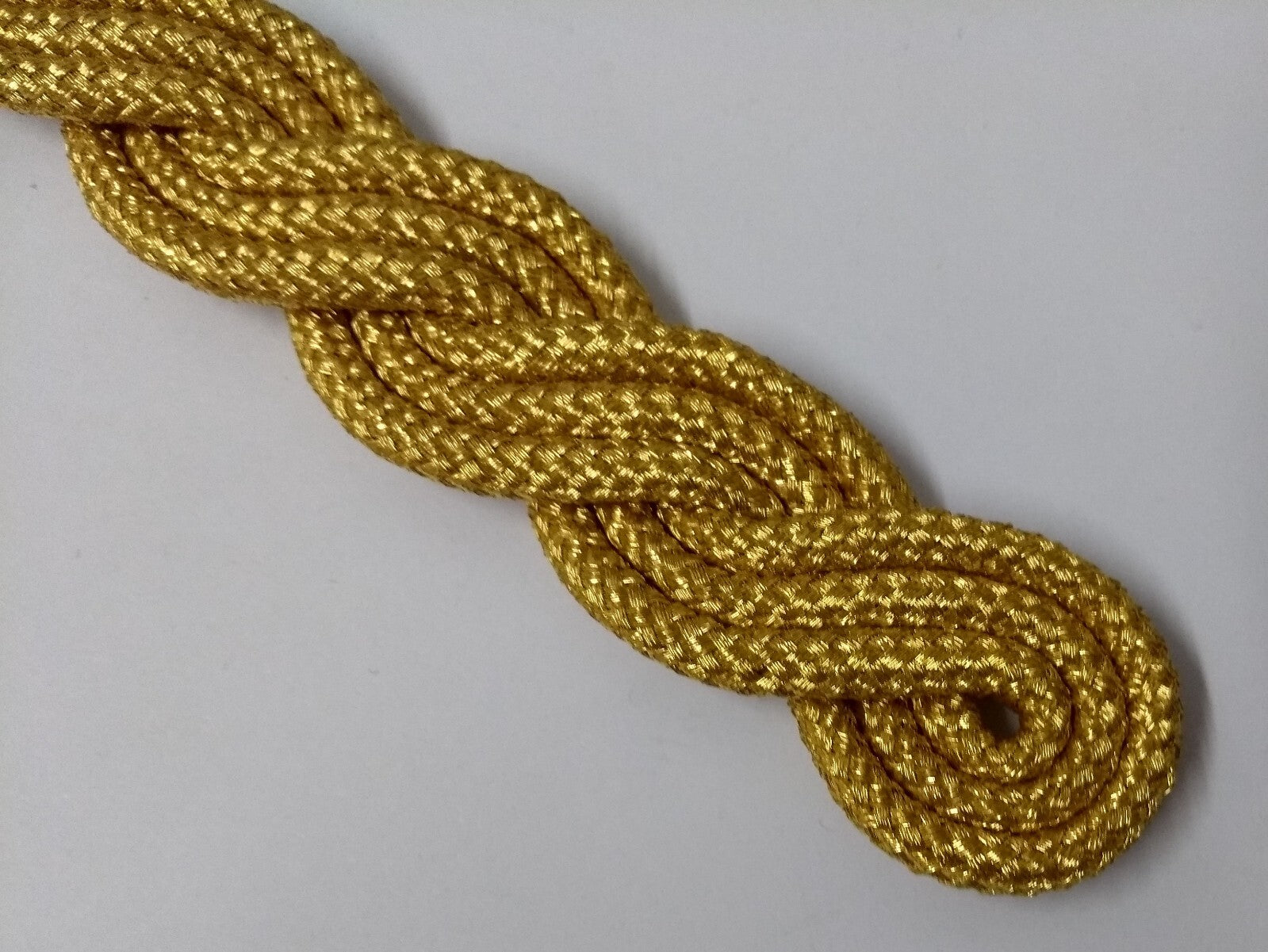 Gold Cords Shoulder British Made Army Issue no Rank Insignia Ceremonial