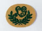 Lewis Gunner British Army Issue Skill Trade Green Braided on Maize Badge