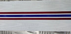 Vintage 10cm / 4" Wide Striped Grosgrain Ribbon Made by Toye, Kenning & Spencer