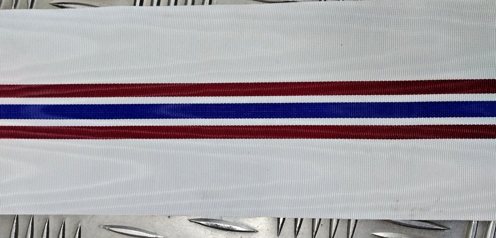 Vintage 10cm / 4" Wide Striped Grosgrain Ribbon Made by Toye, Kenning & Spencer