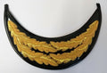Genuine British Made 2 Row Officers "Scrambled Egg" Oak Leaf Dress Hat Peak