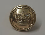 Genuine British Issue Royal Crown And Border Buttons 1 Pair ASBT294