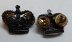 PWRR Rank Crowns British Army Princess of Wales's Royal Regiment Insignia 1 Pair