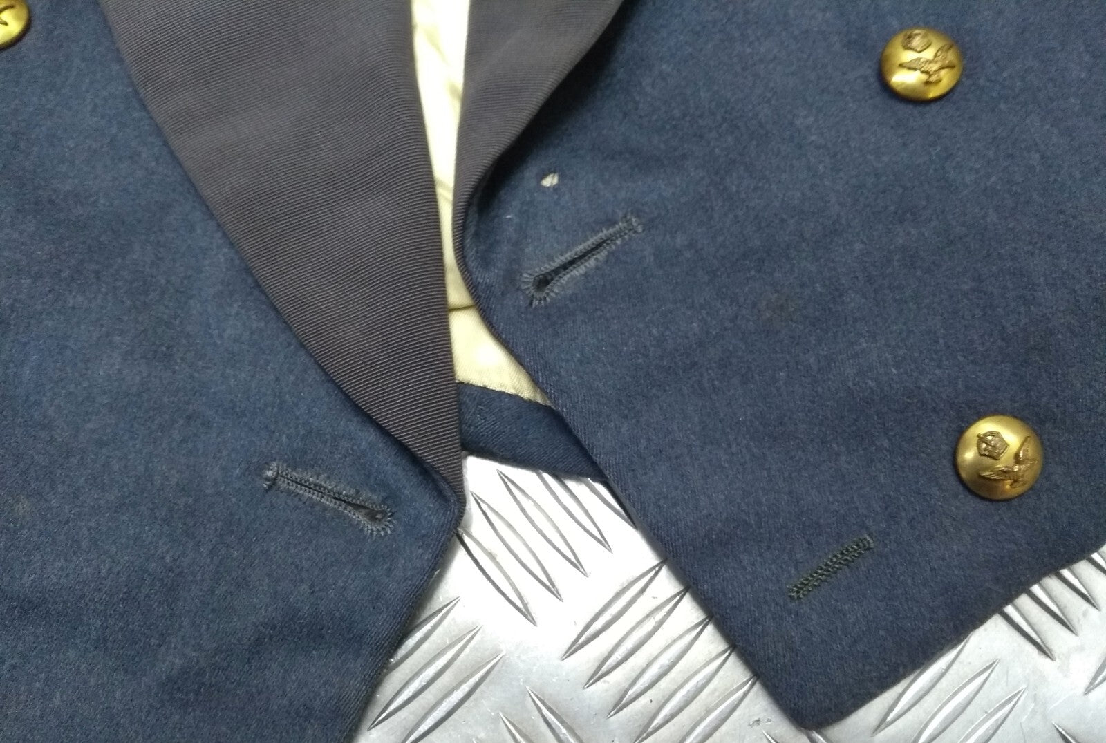 Mess Jacket Royal Air Force Vintage Burberrys Kings Crown Buttons & Medals