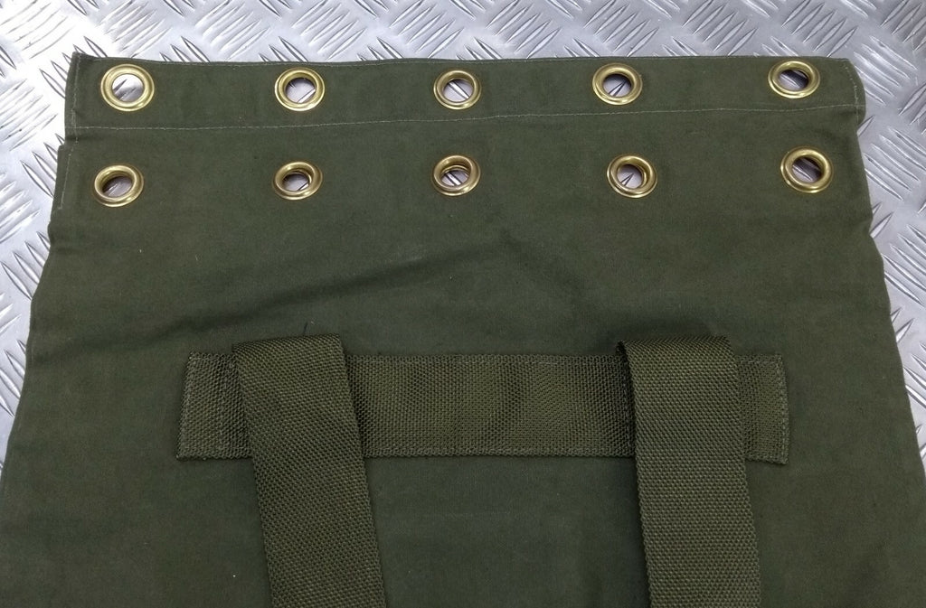 War Book Document Bag Heavy Duty Canvas With Metal Ring Closure System No Bar